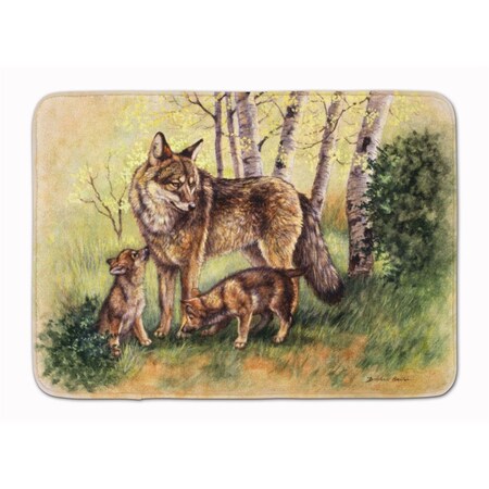 Micasa Wolf Wolves by Daphne Baxter Machine Washable Memory Foam Mat MI951065